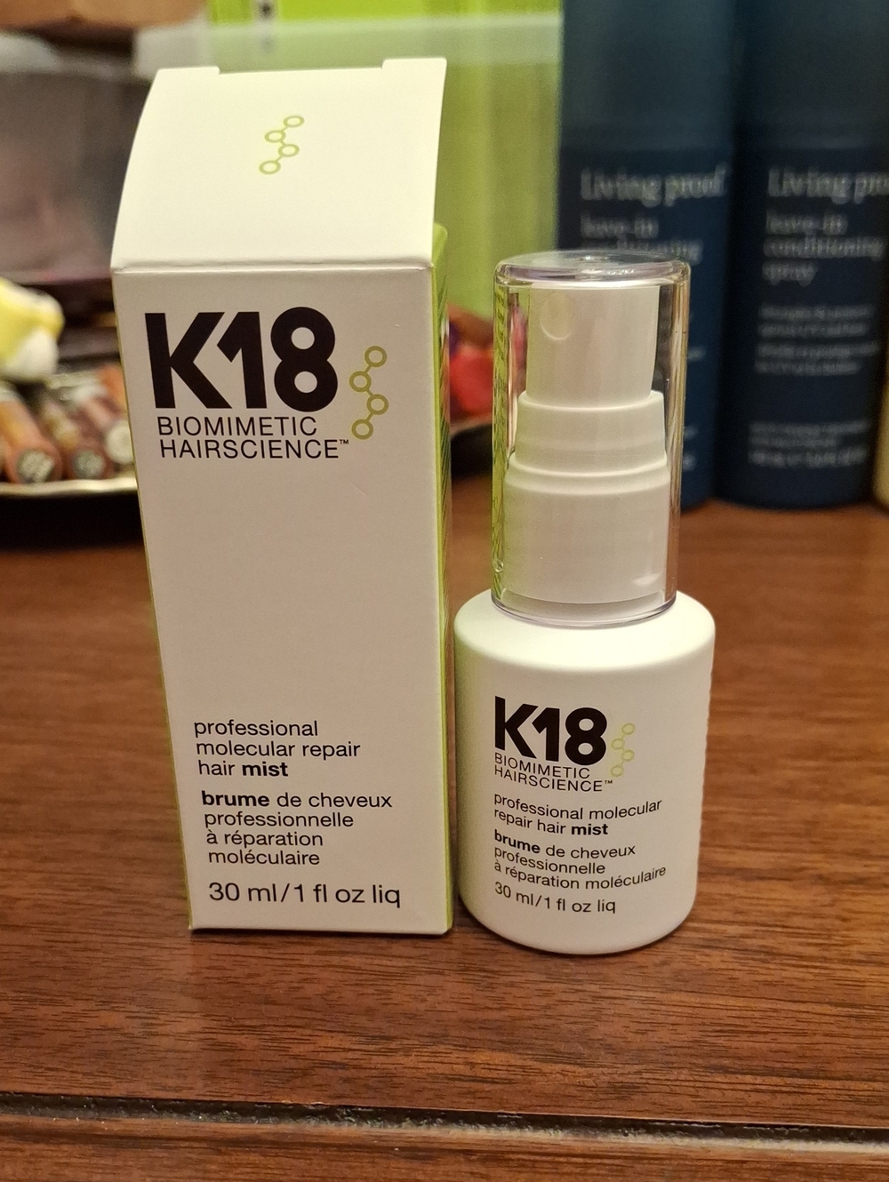 K18 Biomimetic Hairscience Professional Molecular Repair Hair Mist 30ml NIB